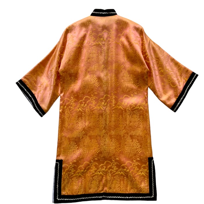 Vintage Satin China Long Shirt | Vintage.City 古着屋、古着コーデ情報を発信