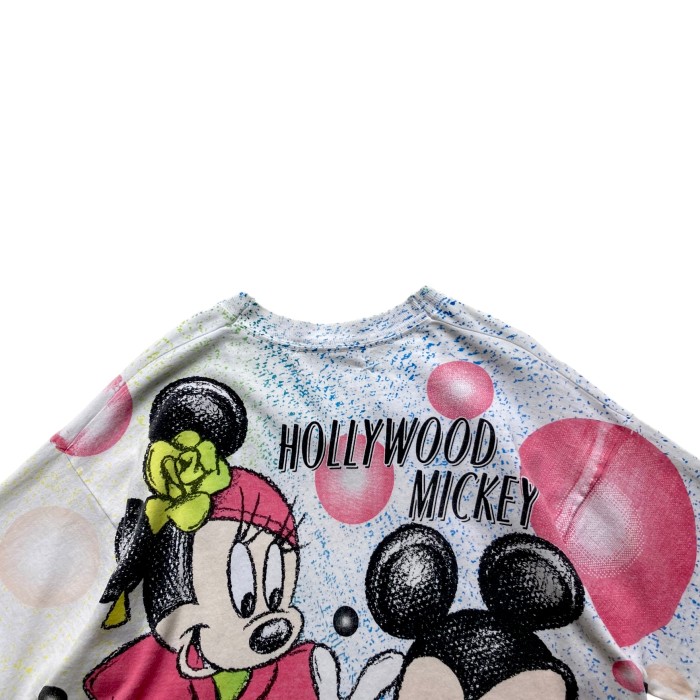 90’s “Mickey & Minnie” All Over Print T-Shirt | Vintage.City 古着屋、古着コーデ情報を発信