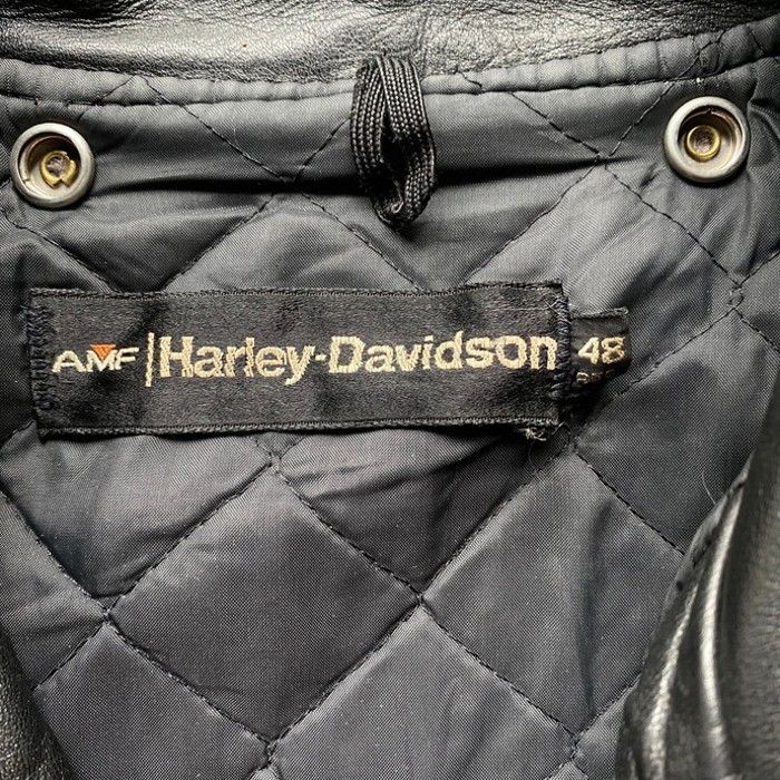 70年代 HARLEY-DAVIDSON AMF ハーレーダビッドソン ダブルライダースジャケット レザージャケット メンズXL相当 | Vintage.City 古着屋、古着コーデ情報を発信