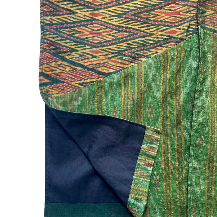 THAI COLLECTION Silk Ethnic Long Shirt | Vintage.City 古着屋、古着コーデ情報を発信