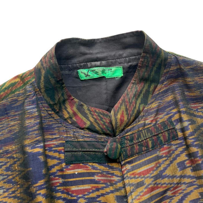 THAI COLLECTION Silk Ethnic Long Shirt | Vintage.City 빈티지숍, 빈티지 코디 정보