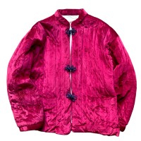 80’s Velour Quilting Chana Jacket | Vintage.City 古着屋、古着コーデ情報を発信