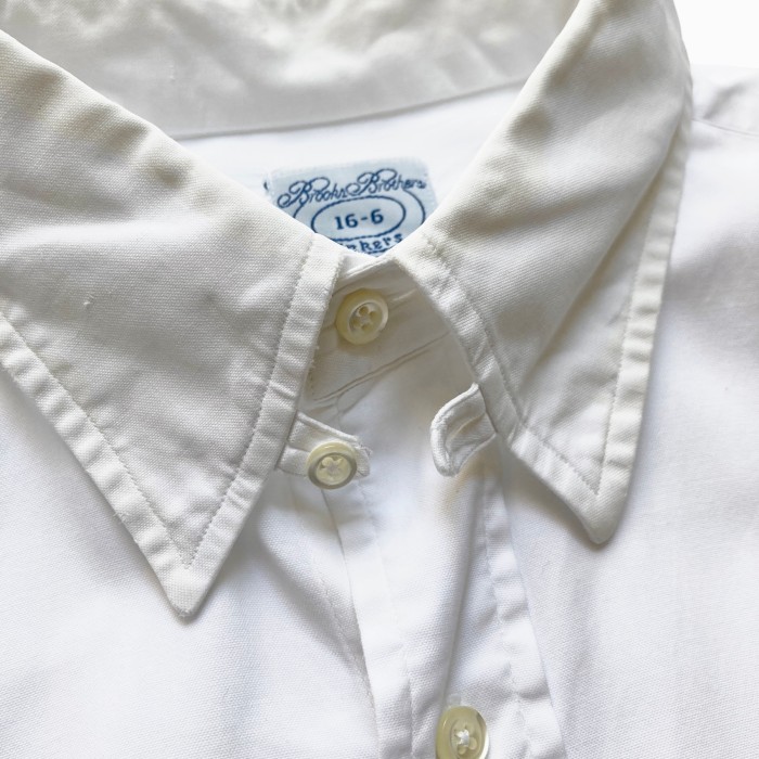 90’s Brooks Brothers Tab Collar Shirt Made in USA | Vintage.City 古着屋、古着コーデ情報を発信