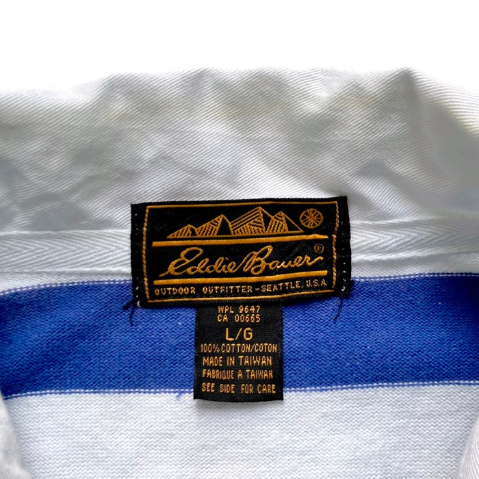 80’s Eddie Bauer LS Rugger Shirt | Vintage.City 빈티지숍, 빈티지 코디 정보