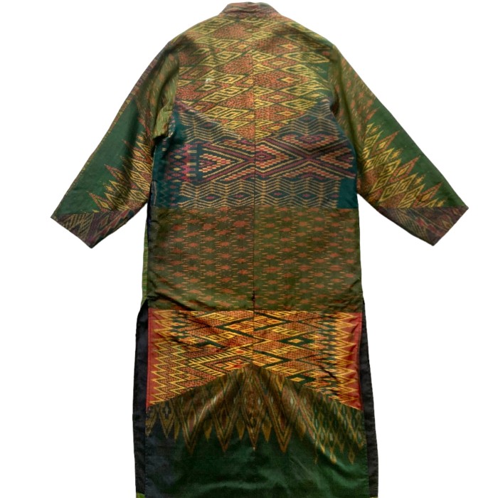 THAI COLLECTION Silk Ethnic Long Shirt | Vintage.City Vintage Shops, Vintage Fashion Trends