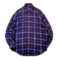 90’s GAP Flannel Check Shirt | Vintage.City 古着屋、古着コーデ情報を発信