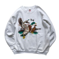 80’s FRUIT OF THE LOOM Duck Print Sweat | Vintage.City 古着屋、古着コーデ情報を発信