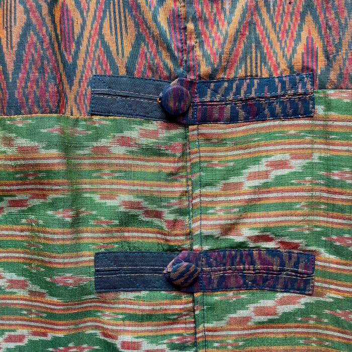 THAI COLLECTION Silk Ethnic Long Shirt | Vintage.City 빈티지숍, 빈티지 코디 정보