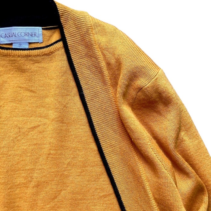 〜80’s CASUAL CORNER Layered Design Knit | Vintage.City 古着屋、古着コーデ情報を発信
