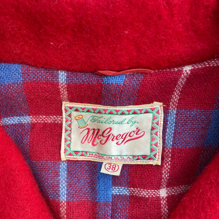 40’s McGREGOR Wool Blanket Coat マクレガー | Vintage.City 빈티지숍, 빈티지 코디 정보