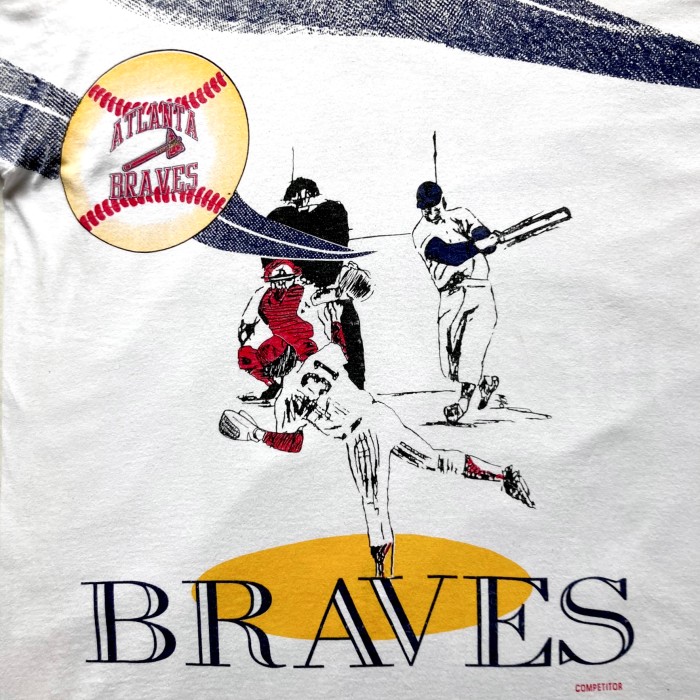 90’s MLB “ATLANTA BRAVES” Print Tee | Vintage.City 古着屋、古着コーデ情報を発信