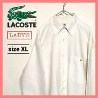 90s 古着 ラコステ BDシャツ 刺繍ロゴ ゆるダボ レディース XL | Vintage.City 빈티지숍, 빈티지 코디 정보