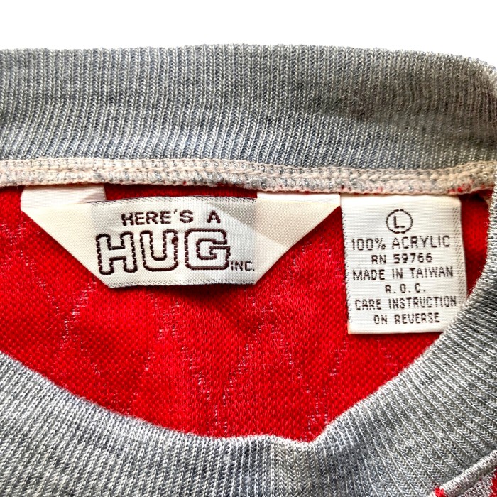 〜80’s HERE’S A HUG Layered Sweat Shirt | Vintage.City 古着屋、古着コーデ情報を発信