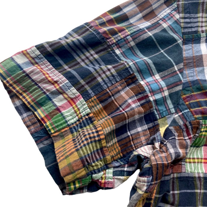 90’s Ralph Lauren Patchwork SS Shirt | Vintage.City 빈티지숍, 빈티지 코디 정보