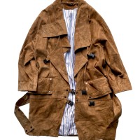 80’s Suede Leather Design Coat | Vintage.City 古着屋、古着コーデ情報を発信