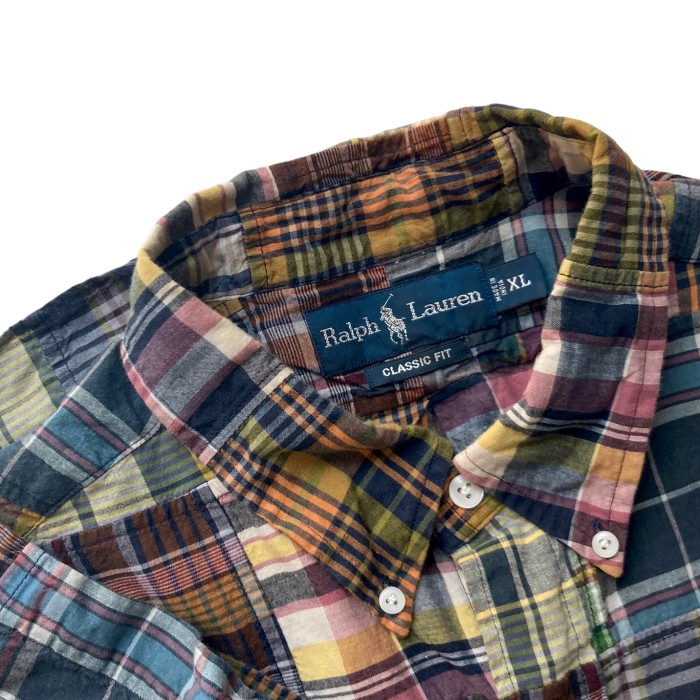90’s Ralph Lauren Patchwork SS Shirt | Vintage.City Vintage Shops, Vintage Fashion Trends