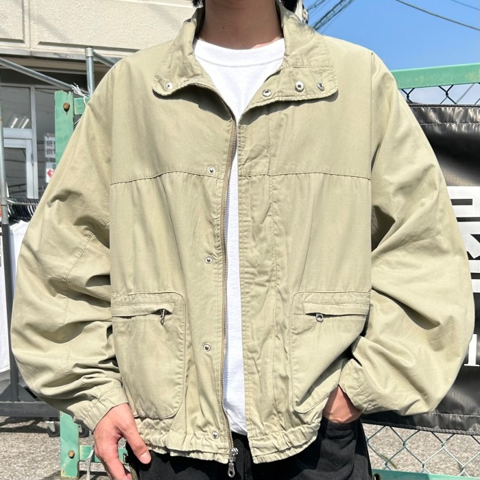 80s-90s OLD GAP ダービージャケット ハイネック ブルゾン L 古着 古着 