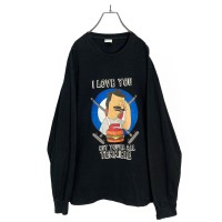 90-00s  I LOVE YOU BUT YOU'RE ALL TERRIBLE L/S T-SHIRT | Vintage.City 古着屋、古着コーデ情報を発信