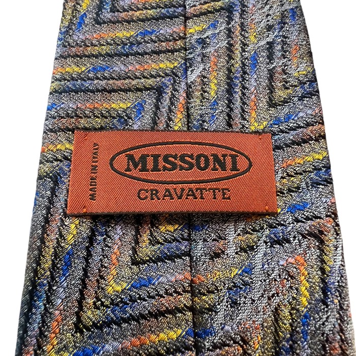 MISSONI CRAVATTE silk 100% necktie  / ネクタイ | Vintage.City 古着屋、古着コーデ情報を発信