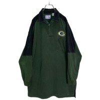 90s NFL PACKERS L/S remake design rugger shirt | Vintage.City 古着屋、古着コーデ情報を発信