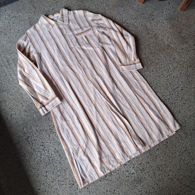スイス製 ロンググランパシャツ used [209110] | Vintage.City 古着屋、古着コーデ情報を発信
