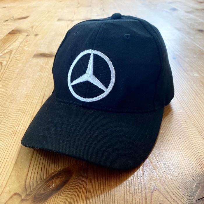 Mercedes-Benz 刺繍ロゴ キャップ 帽子 古着 ヴィンテージ-