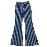 NASTY GAL 00s Bell bottom design denim pants | Vintage.City 古着屋、古着コーデ情報を発信