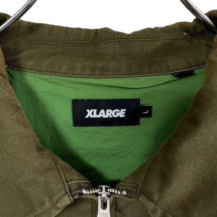 XLARGE エクストララージ ワークジャケット L 刺繍ロゴ バックロゴ