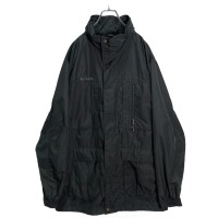 90-00s Columbia zip-up black nylon jacket | Vintage.City 古着屋、古着コーデ情報を発信