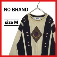 90s 古着 ノーブランド ニット セーター カレッジ ストライプ 刺繍 M | Vintage.City 古着屋、古着コーデ情報を発信