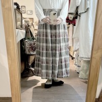 used euro check skirt | Vintage.City 古着屋、古着コーデ情報を発信