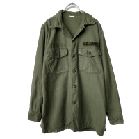 60s U .S .ARMY ユーティシャツ OG107 シャツ袖  ミリタリー vintage ビンテージ ヴィンテージ ダメージ サイズ：16-1/2 長袖シャツ 60年代 古着 | Vintage.City 古着屋、古着コーデ情報を発信