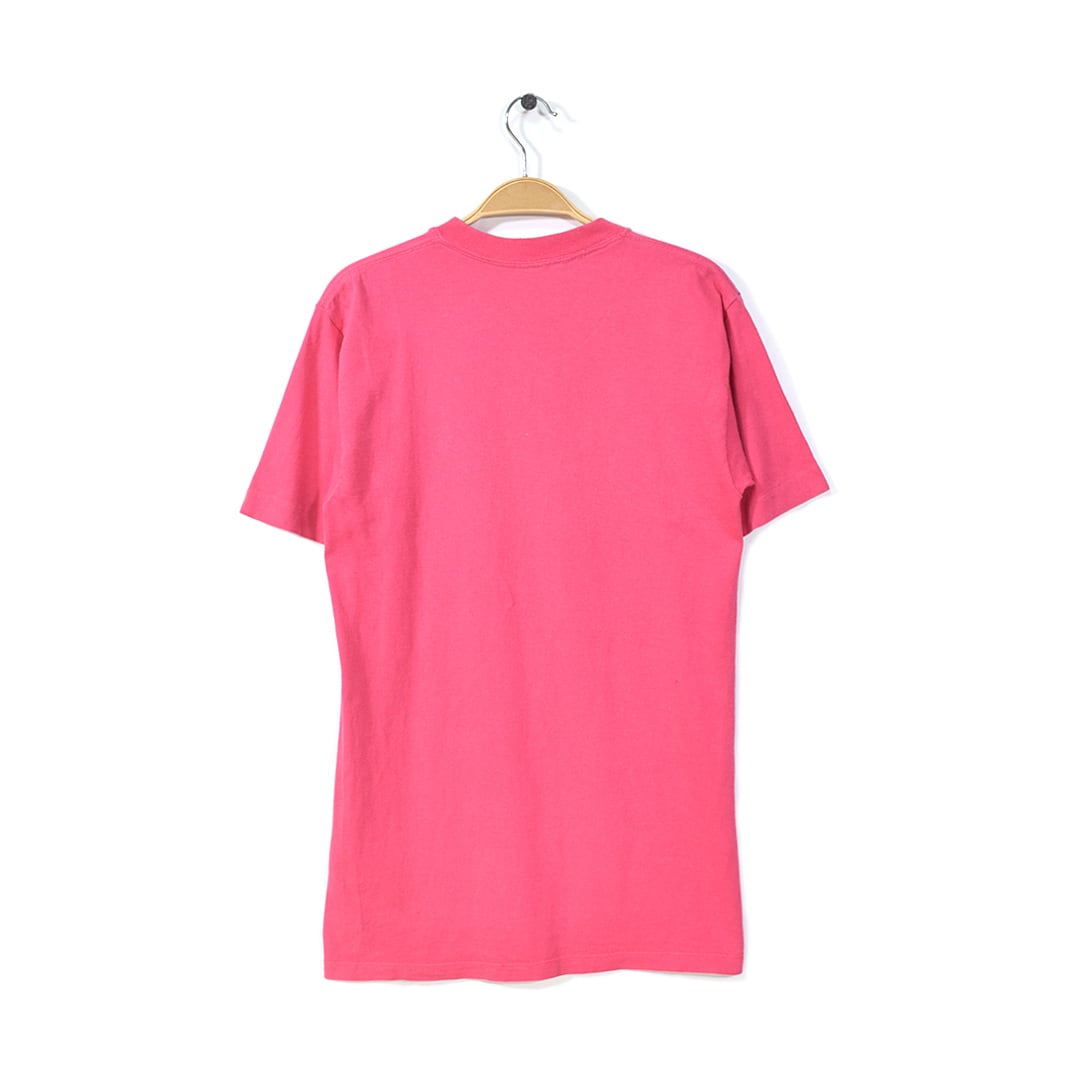 80s NCOM USA製 ヴィンテージTシャツ ピンク 袖裾シングル BELTON ...