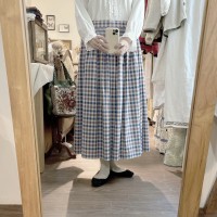used tyrol check skirt | Vintage.City 古着屋、古着コーデ情報を発信