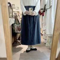 used corduroy color skirt | Vintage.City 古着屋、古着コーデ情報を発信