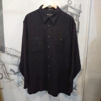 fake suede shirt | Vintage.City 古着屋、古着コーデ情報を発信