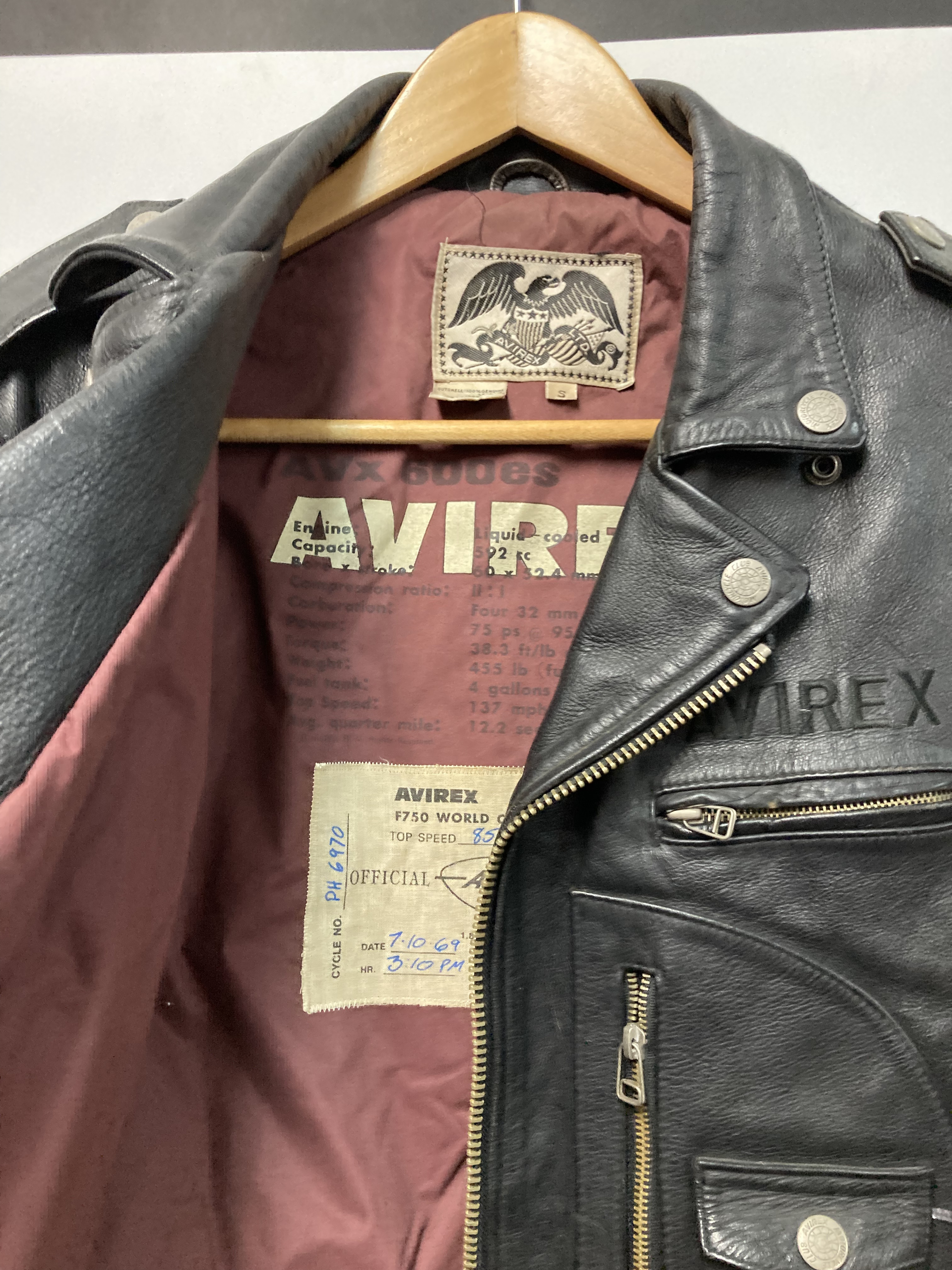's AVIREX DAYTONAダブルライダース S   Vintage.City