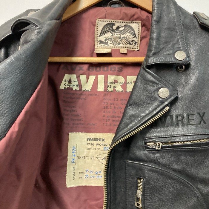 90's AVIREX DAYTONAダブルライダース S | Vintage.City