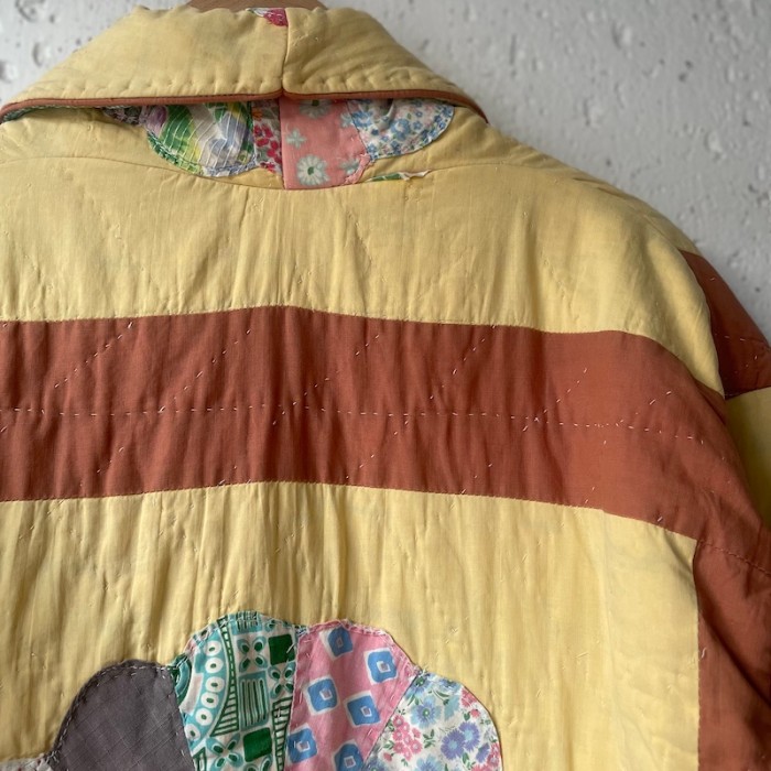 30's フラワーキルトファブリック リメイクジャケット | Vintage.City 古着屋、古着コーデ情報を発信