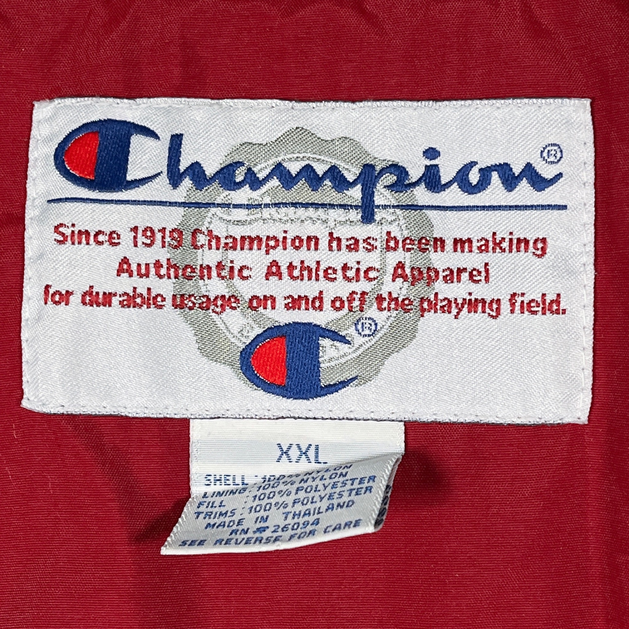 90's XXLsize Champion logo nylon jacket 23100207 チャンピオン