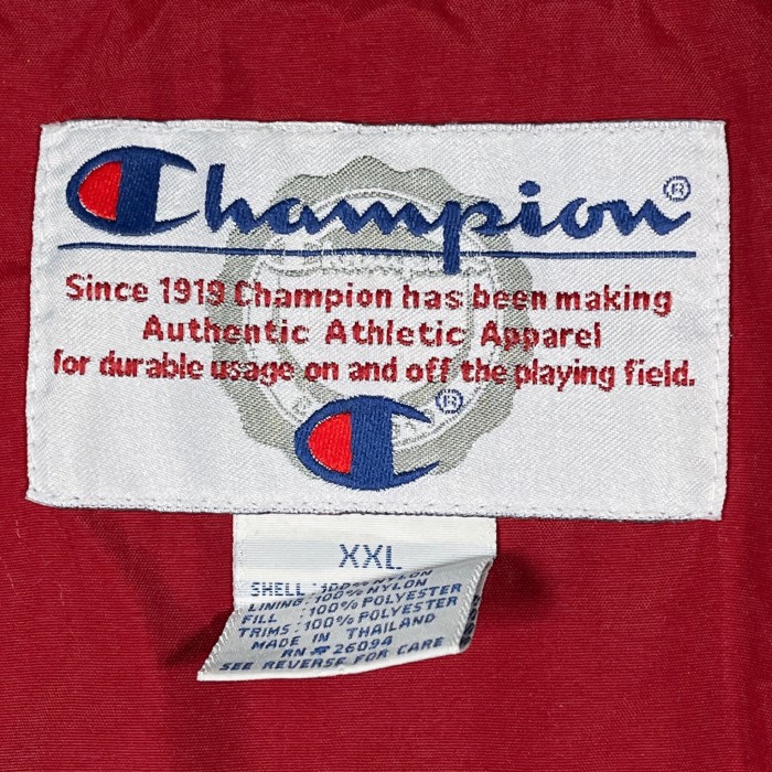 90's XXLsize Champion logo nylon jacket 23100207 チャンピオン ナイロンジャケット ロゴ 90年代 | Vintage.City 古着屋、古着コーデ情報を発信