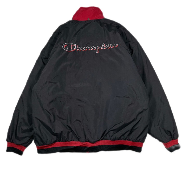 90's XXLsize Champion logo nylon jacket 23100207 チャンピオン ナイロンジャケット ロゴ 90年代 | Vintage.City 古着屋、古着コーデ情報を発信