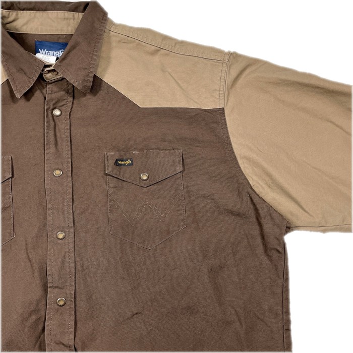 XXLsize Wrangler duck western shirt 23100208 ラングラー ウエスタンシャツ 長袖シャツ | Vintage.City 빈티지숍, 빈티지 코디 정보