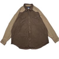XXLsize Wrangler duck western shirt 23100208 ラングラー ウエスタンシャツ 長袖シャツ | Vintage.City 古着屋、古着コーデ情報を発信