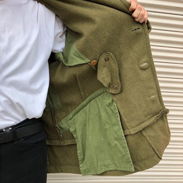 貴重 70s Australian Army オーストラリア軍 実物 ミリタリー ヴィンテージ ウールジャケット グレートコート イギリス軍 60s ピーコート | Vintage.City 빈티지숍, 빈티지 코디 정보
