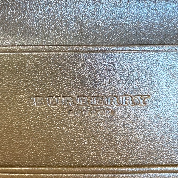 バーバリーズ Burberrys ビンテージ がま口 折財布 二つ折り財布 ノバ