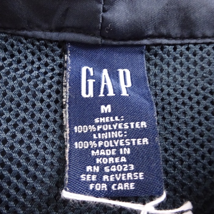 ギャップ アノラックパーカー M ネイビー ハーフボタン ポケット 袖マジック 8601 | Vintage.City 古着屋、古着コーデ情報を発信