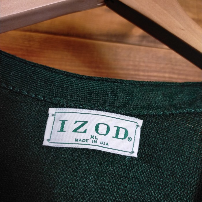 IZOD / アクリル100%カーディガン / GREEN / XLサイズ / USED | Vintage.City 古着屋、古着コーデ情報を発信
