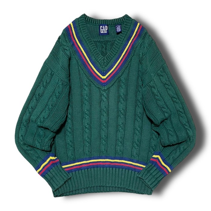 【GAP】コットンチルデンニットセーター | Vintage.City 古着屋、古着コーデ情報を発信