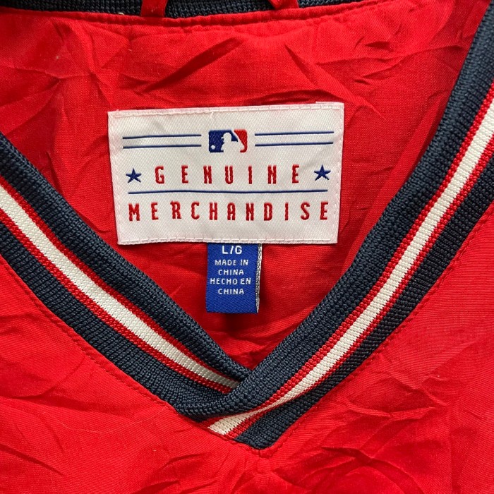 MLB メジャーリーグ ナイロンジャケット プルオーバー セントルイス カージナルス ロゴ 両面デザイン 刺繍 L | Vintage.City 古着屋、古着コーデ情報を発信